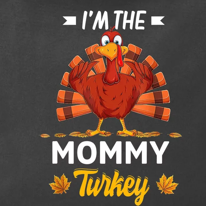 I'm The Mommy Turkey Happy Thanksgiving Thankful Zip Tote Bag