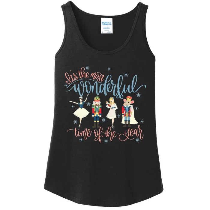 Its The Most Wonderful Time Of The Year xmas Nutcracker Ladies Essential Tank