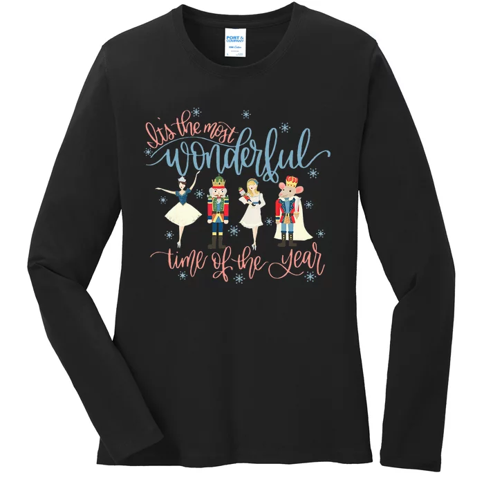 Its The Most Wonderful Time Of The Year xmas Nutcracker Ladies Long Sleeve Shirt