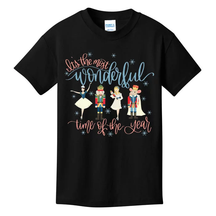 Its The Most Wonderful Time Of The Year xmas Nutcracker Kids T-Shirt