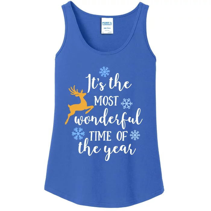 ItS The Most Wonderful Time Of The Year Xmas Gift Ladies Essential Tank