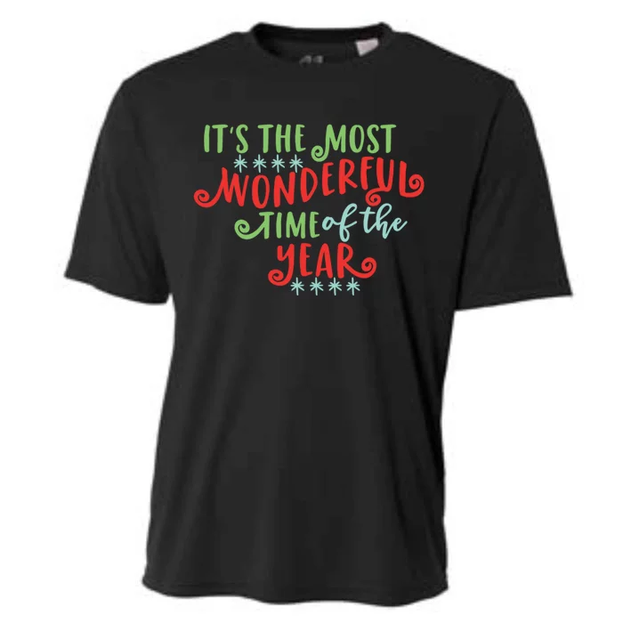 It's The Most Wonderful Time Of The Year Cute Christmas Cooling Performance Crew T-Shirt