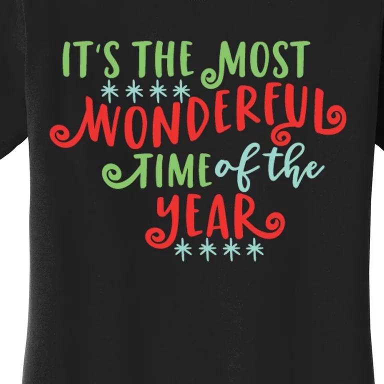 It's The Most Wonderful Time Of The Year Cute Christmas Women's T-Shirt