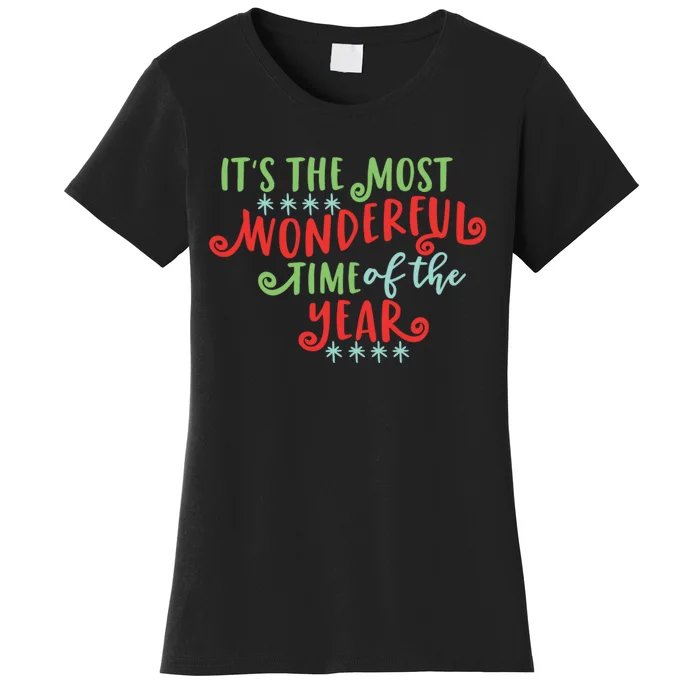 It's The Most Wonderful Time Of The Year Cute Christmas Women's T-Shirt