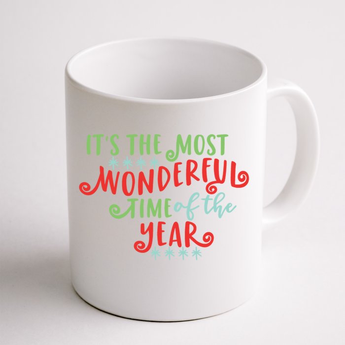 It's The Most Wonderful Time Of The Year Cute Christmas Front & Back Coffee Mug