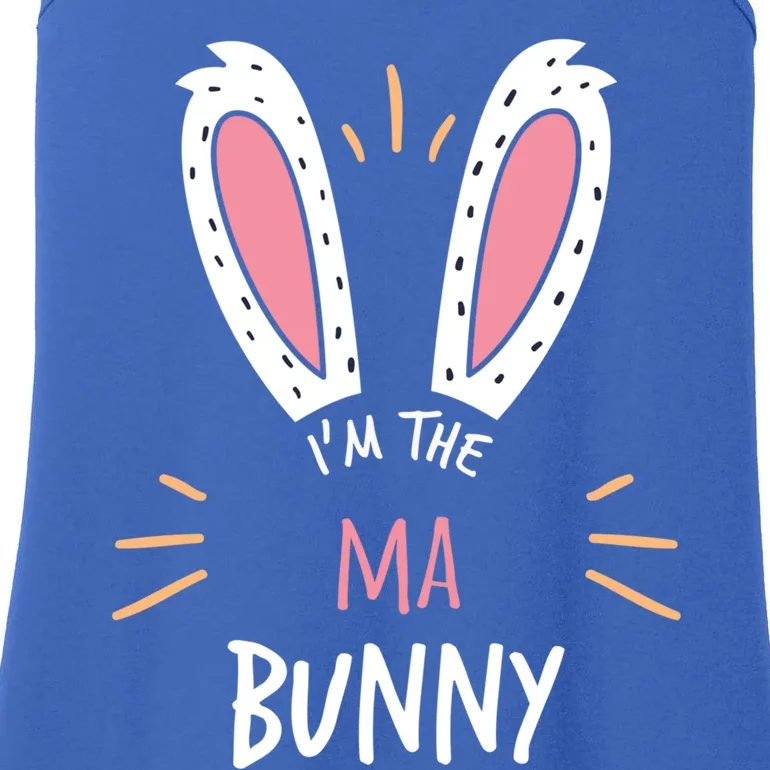 I'm The Ma Bunny Matching Family Easter Sunday Gift Ladies Essential Tank