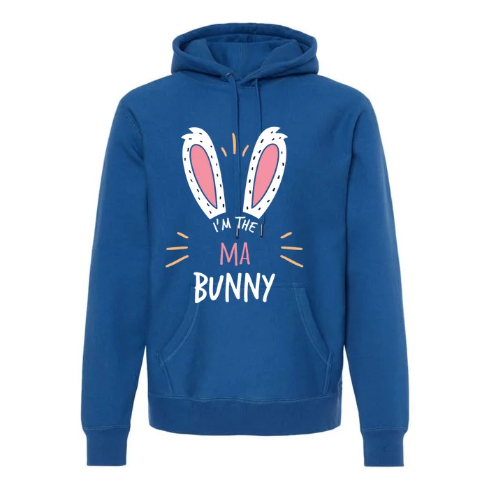 I'm The Ma Bunny Matching Family Easter Sunday Gift Premium Hoodie