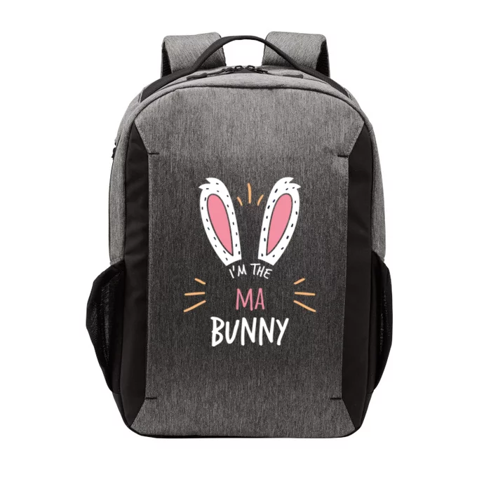 I'm The Ma Bunny Matching Family Easter Sunday Gift Vector Backpack