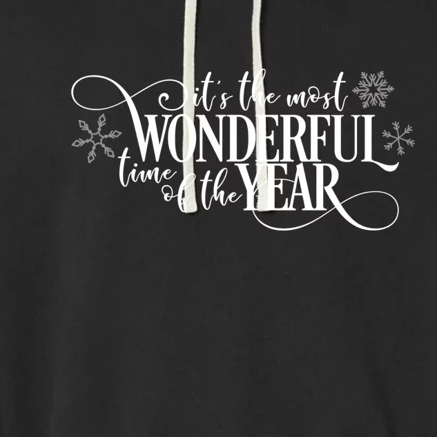 It's The Most Wonderful Time Of The Year Garment-Dyed Fleece Hoodie