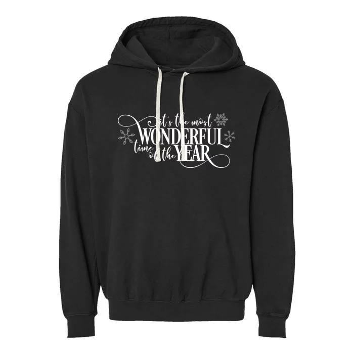 It's The Most Wonderful Time Of The Year Garment-Dyed Fleece Hoodie