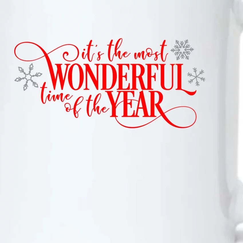 It's The Most Wonderful Time Of The Year Black Color Changing Mug