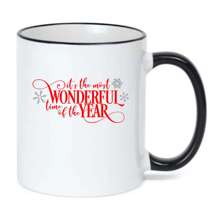 It's The Most Wonderful Time Of The Year Black Color Changing Mug