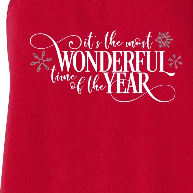 It's The Most Wonderful Time Of The Year Women's Racerback Tank