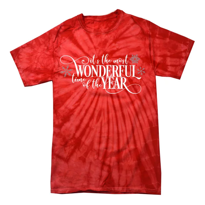 It's The Most Wonderful Time Of The Year Tie-Dye T-Shirt