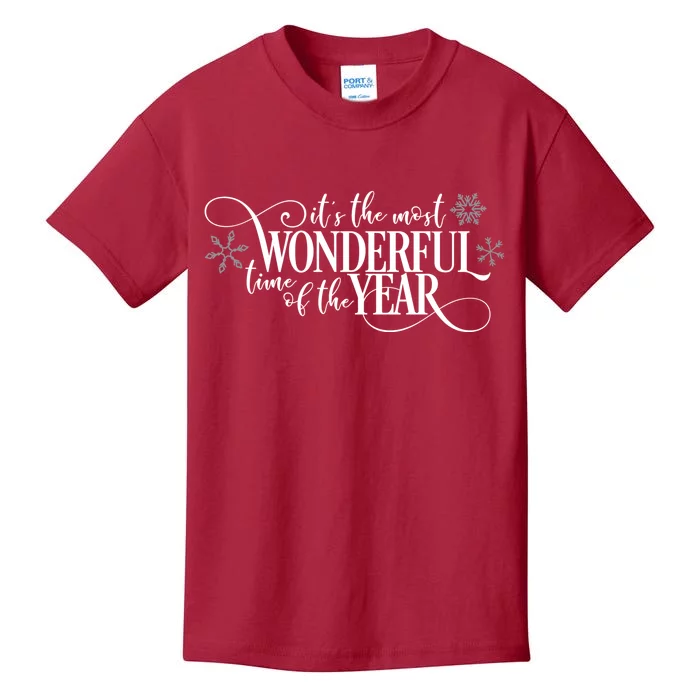 It's The Most Wonderful Time Of The Year Kids T-Shirt