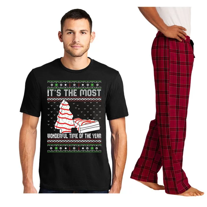 Its The Most Wonderful Time Of The Year Christmas Tree Cake Pajama Set