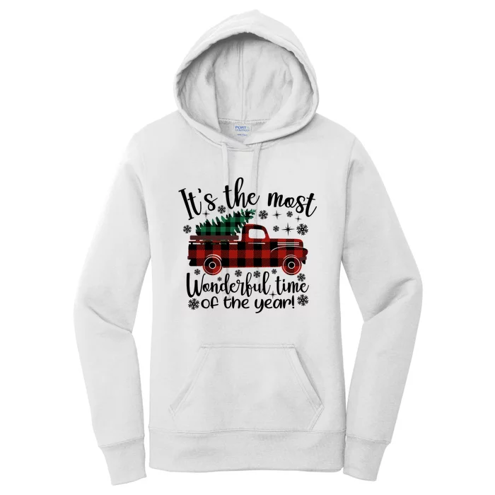 Its The Most Wonderful Time Of The Year Christmas Women's Pullover Hoodie