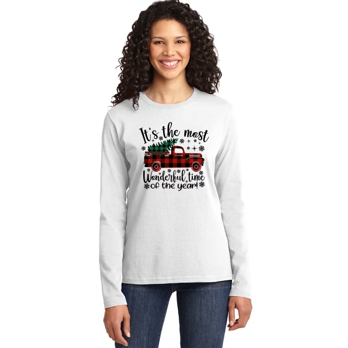 Its The Most Wonderful Time Of The Year Christmas Ladies Long Sleeve Shirt