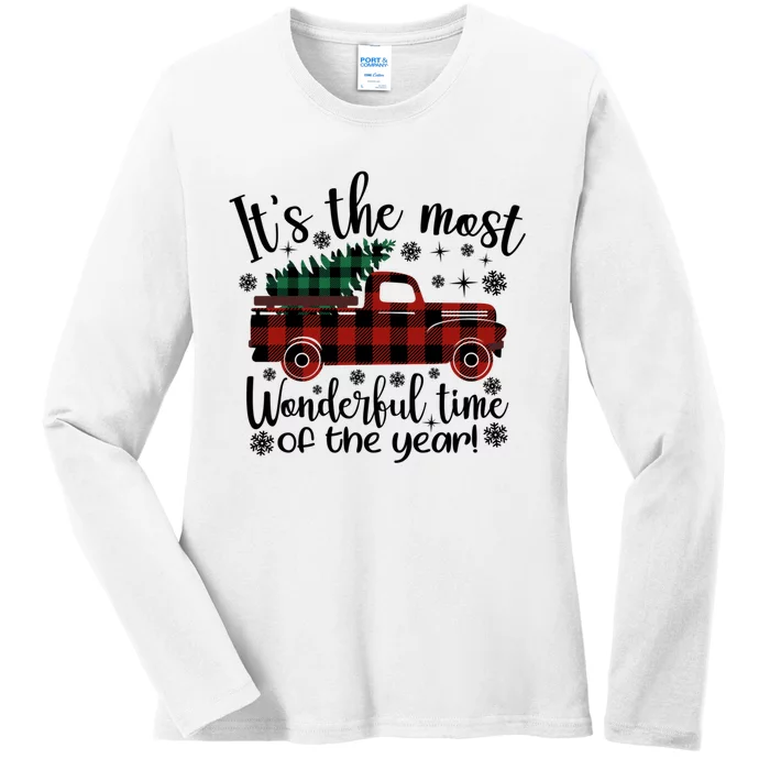 Its The Most Wonderful Time Of The Year Christmas Ladies Long Sleeve Shirt