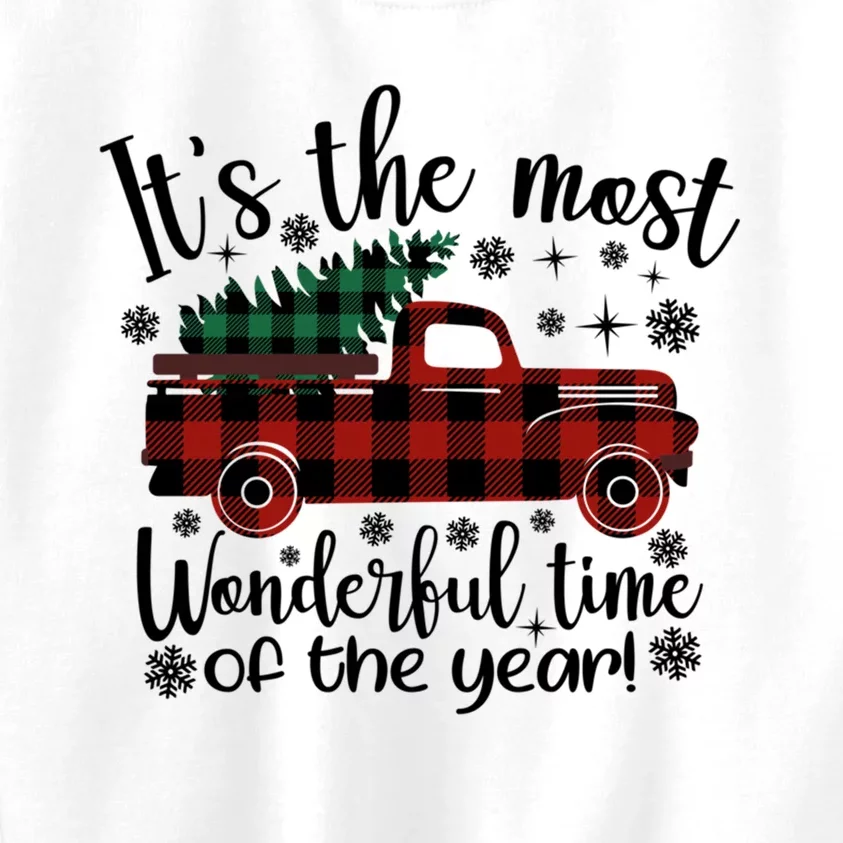 Its The Most Wonderful Time Of The Year Christmas Kids Sweatshirt