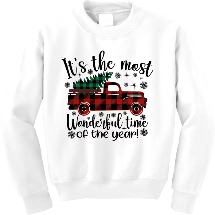 Its The Most Wonderful Time Of The Year Christmas Kids Sweatshirt