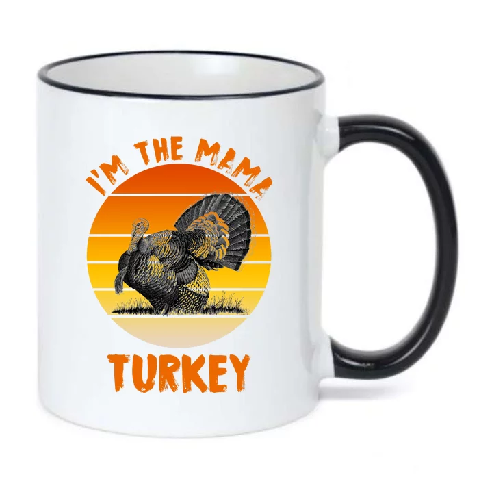 I'm The Mama Turkey Black Color Changing Mug