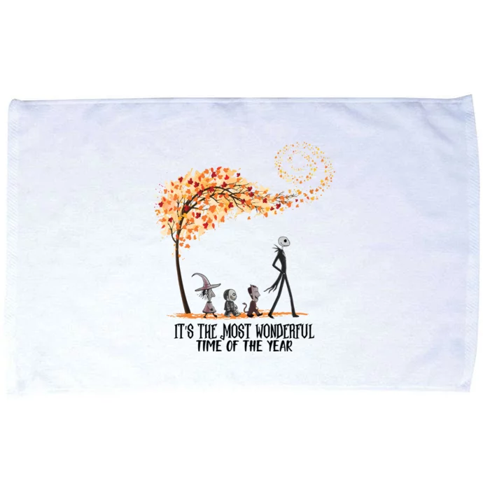 Its The Most Wonderful Time Of The Year Spooky Halloween Witch Microfiber Hand Towel