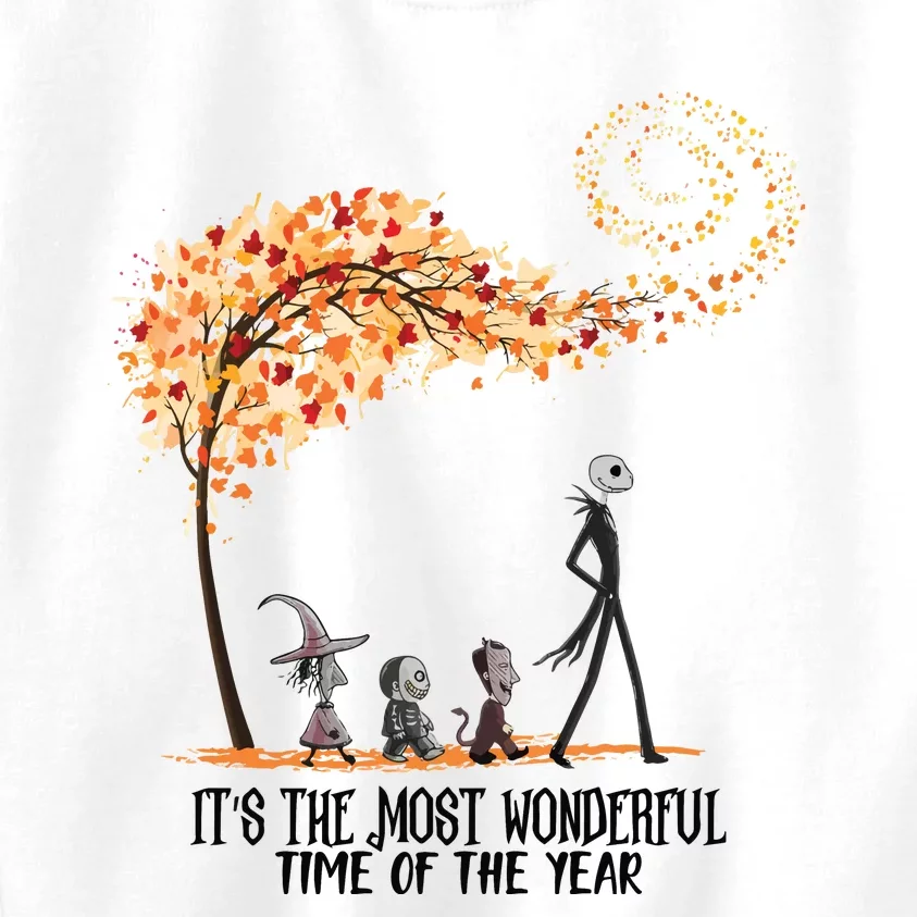 Its The Most Wonderful Time Of The Year Spooky Halloween Witch Kids Sweatshirt