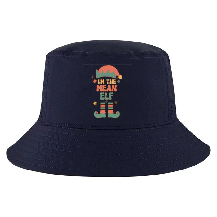 IM The Mean Elf Matching Team Squad Groovy Text Christmas Gift Cool Comfort Performance Bucket Hat