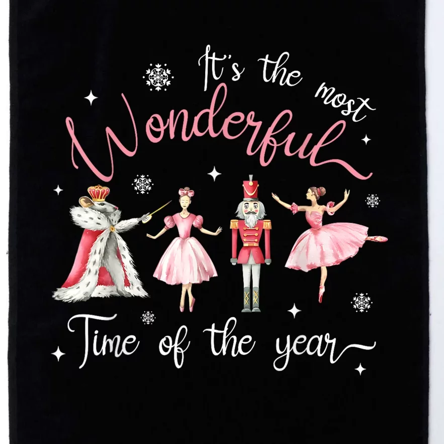 ItS The Most Wonderful Time Of The Year Nutcracker Ballet Platinum Collection Golf Towel