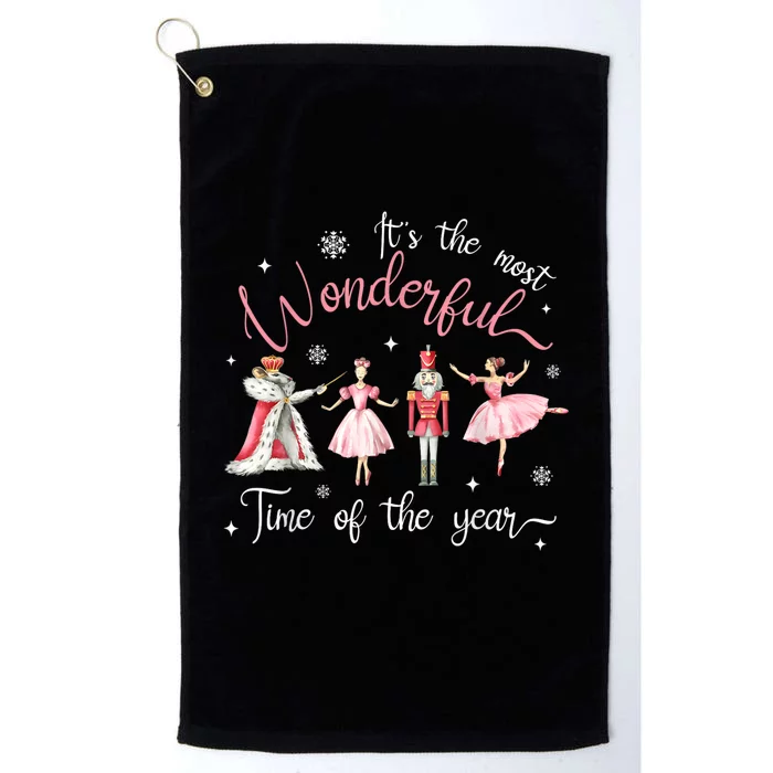 ItS The Most Wonderful Time Of The Year Nutcracker Ballet Platinum Collection Golf Towel