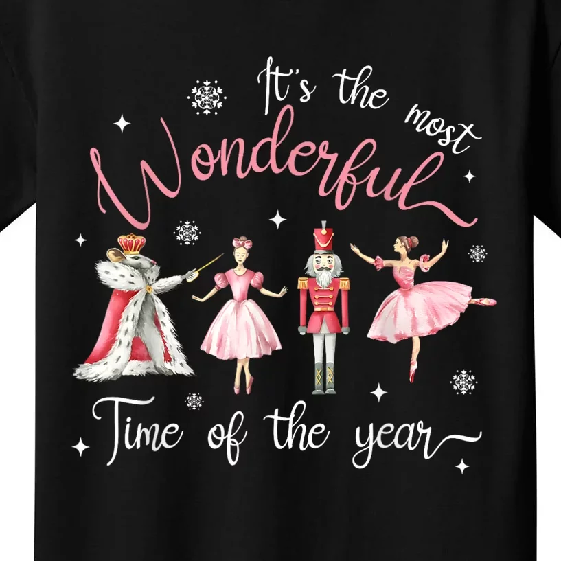 ItS The Most Wonderful Time Of The Year Nutcracker Ballet Kids T-Shirt