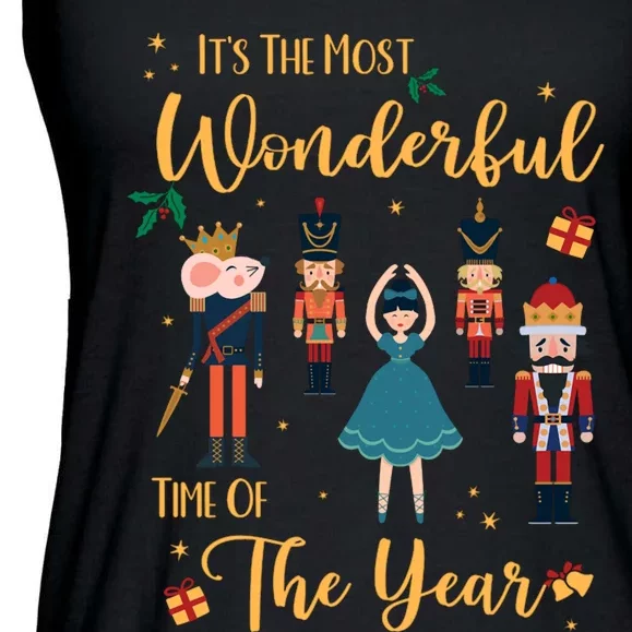 Its The Most Wonderful Time Of The Year Nutcracker Ballet Ladies Essential Flowy Tank