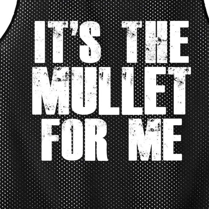 It’s The Mullet For Me, Mullet Lover Mesh Reversible Basketball Jersey Tank