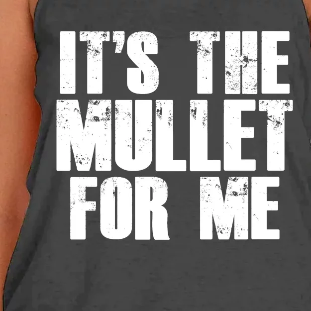 It’s The Mullet For Me, Mullet Lover Women's Knotted Racerback Tank