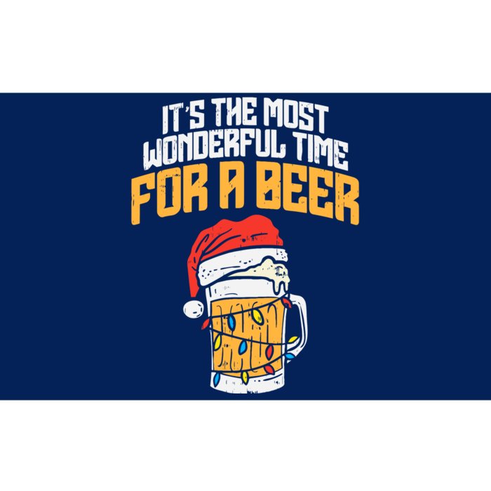 Its The Most Wonderful Time For A Beer Christmas Lover Pj Bumper Sticker