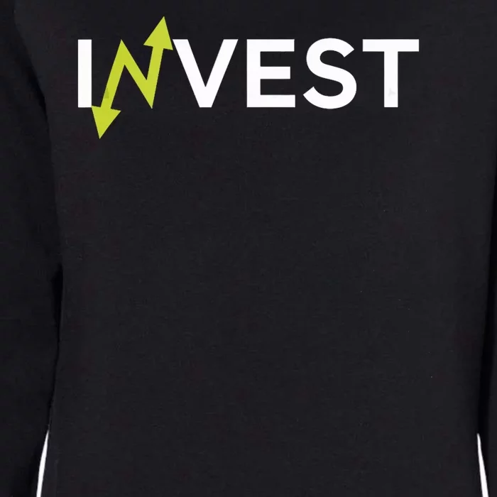 Invest Trading Money Market Finance Stocks Wealth Womens California Wash Sweatshirt