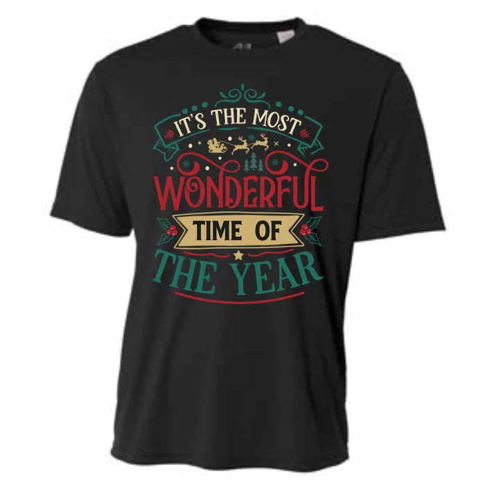 ItS The Most Wonderful Time Of The Year Christmas Funny Gift Cooling Performance Crew T-Shirt