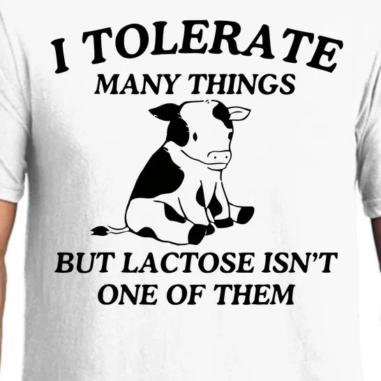 I Tolerate Many Things But Lactose IsnT One Of Them Funny Pajama Set