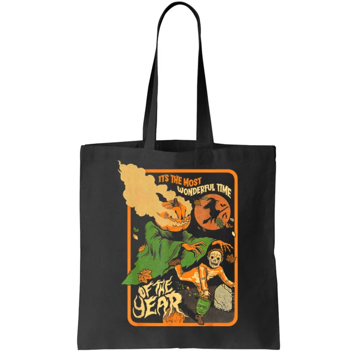 ItS The Most Wonderful Time Of The Year Halloween Vintage Tote Bag