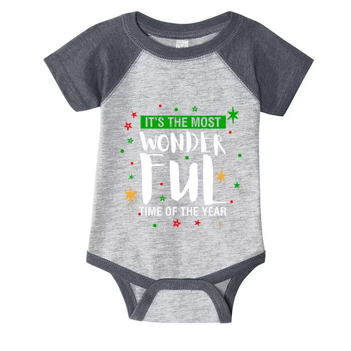 It's The Most Wonderful Time Of The Year Infant Baby Jersey Bodysuit