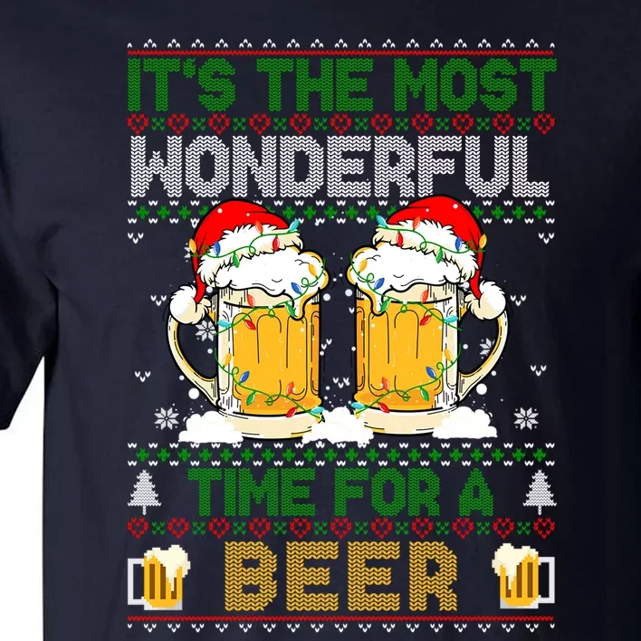 It’S The Most Wonderful Time For A Beer Christmas Tall T-Shirt