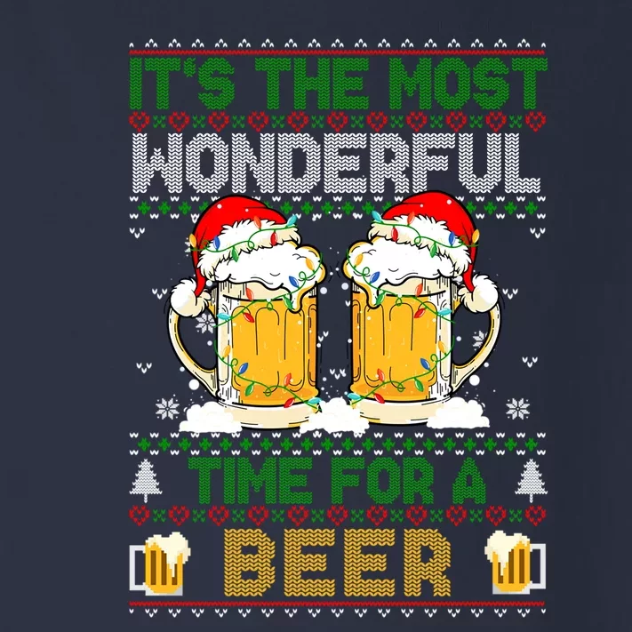 It’S The Most Wonderful Time For A Beer Christmas Toddler Long Sleeve Shirt