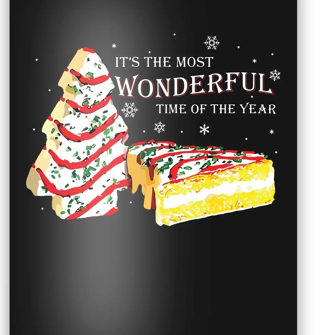 Its The Most Wonderful Time Of The Year Snack Cake Christmas Poster