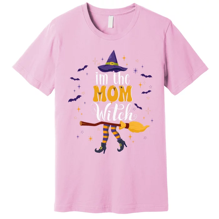 Im The Mom Witch Halloween Matching Group Costume Premium T-Shirt