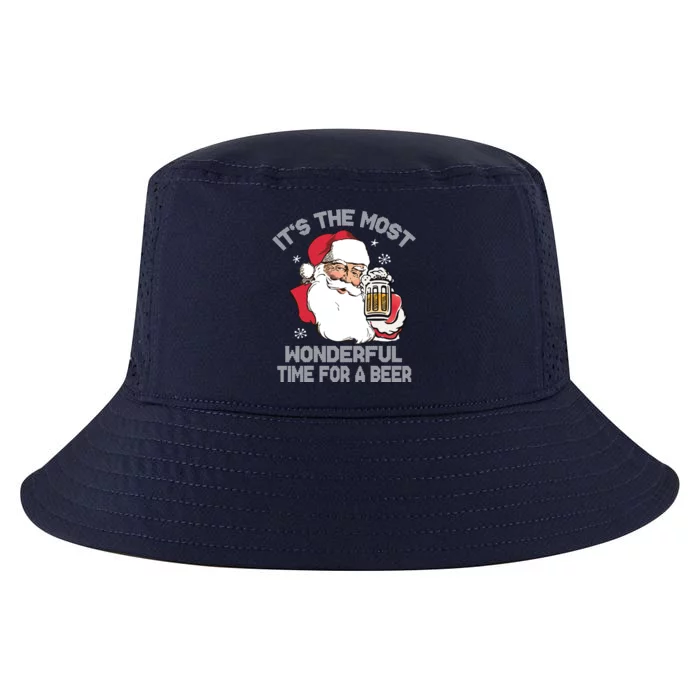 ItS The Most Wonderful Time For A Beer Cool Comfort Performance Bucket Hat