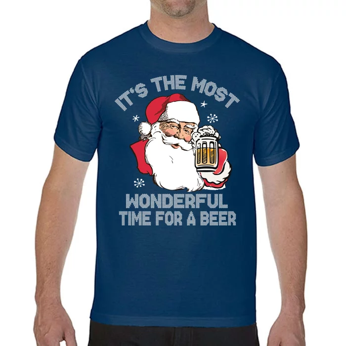 ItS The Most Wonderful Time For A Beer Comfort Colors T-Shirt