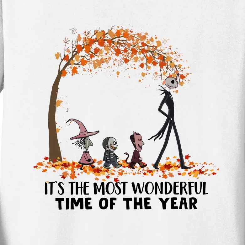 ItS The Most Wonderful Time Of The Year Halloween Kids Long Sleeve Shirt