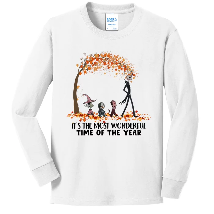 ItS The Most Wonderful Time Of The Year Halloween Kids Long Sleeve Shirt