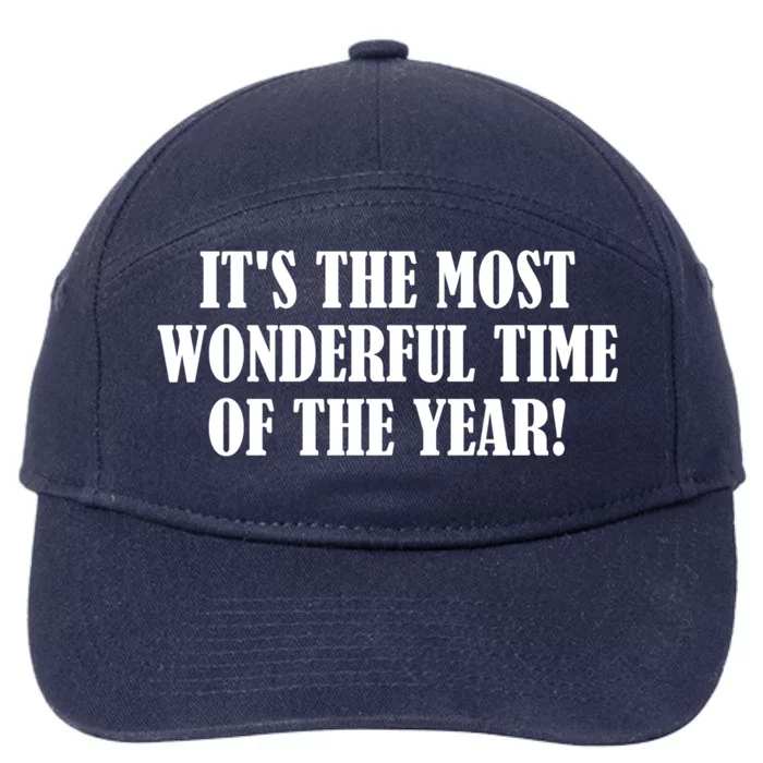 It's The Most Wonderful Time Of The Year! Gift 7-Panel Snapback Hat